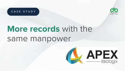 More records with the same manpower: Apex Biologix