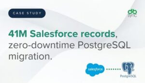 Salesforce records replicated to PostgreSQL